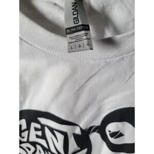 Agent Orange band   t shirt size   large white